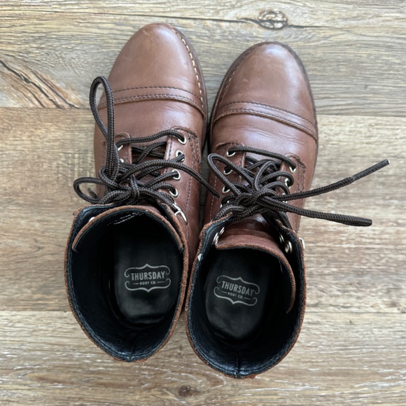 Thursday Boot Co Women’s US Size 6.5 in Whiskey Brown, Handcrafted Leather Boots - Picture 7 of 10